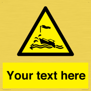 Custom Warning wind over tide conditions